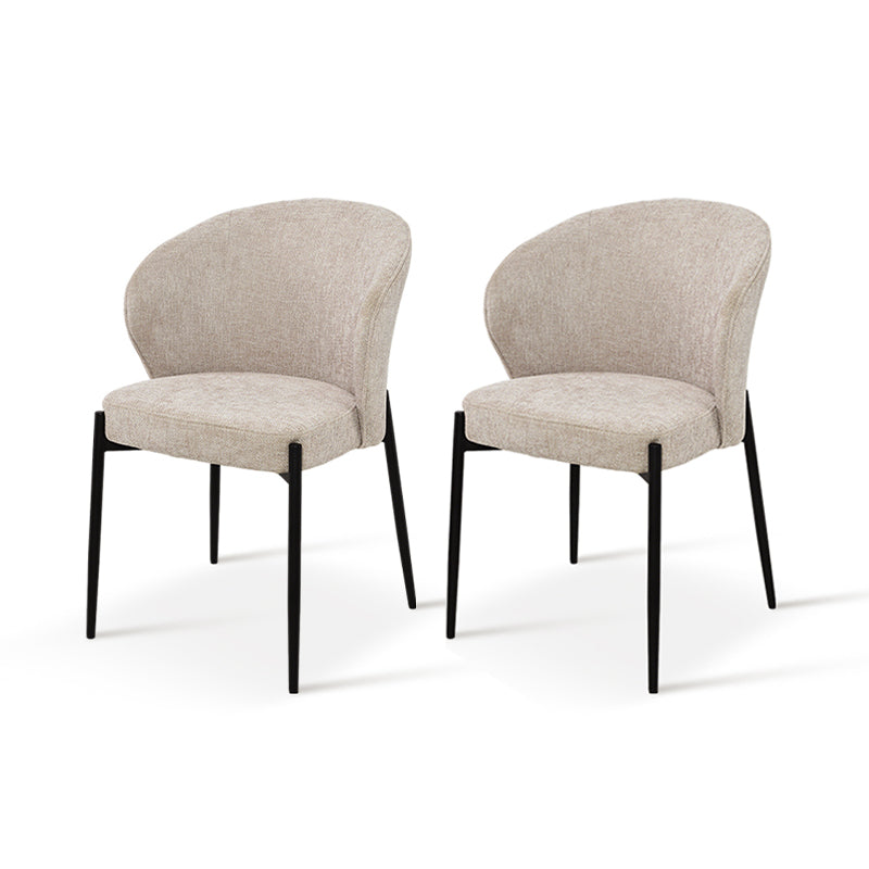 Bard Eetkamerstoel [Set van 2] [Linnen stof]