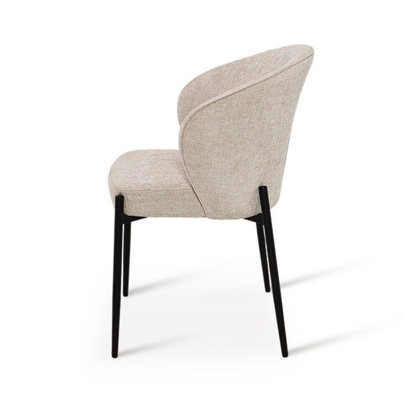 Bard Eetkamerstoel [Set van 2] [Linnen stof]