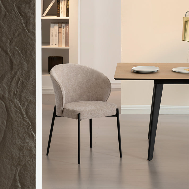 Bard Eetkamerstoel [Set van 2] [Linnen stof]