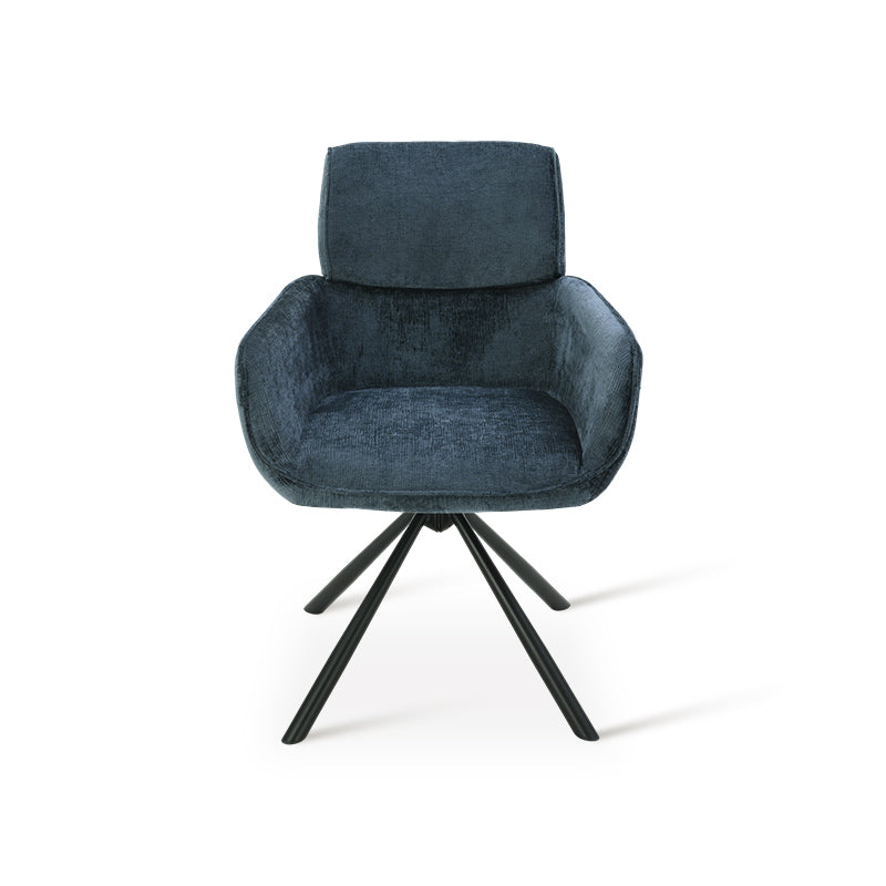 Elara 360° Draaibare Eetkamerstoel [Set van 2] [Chenille]