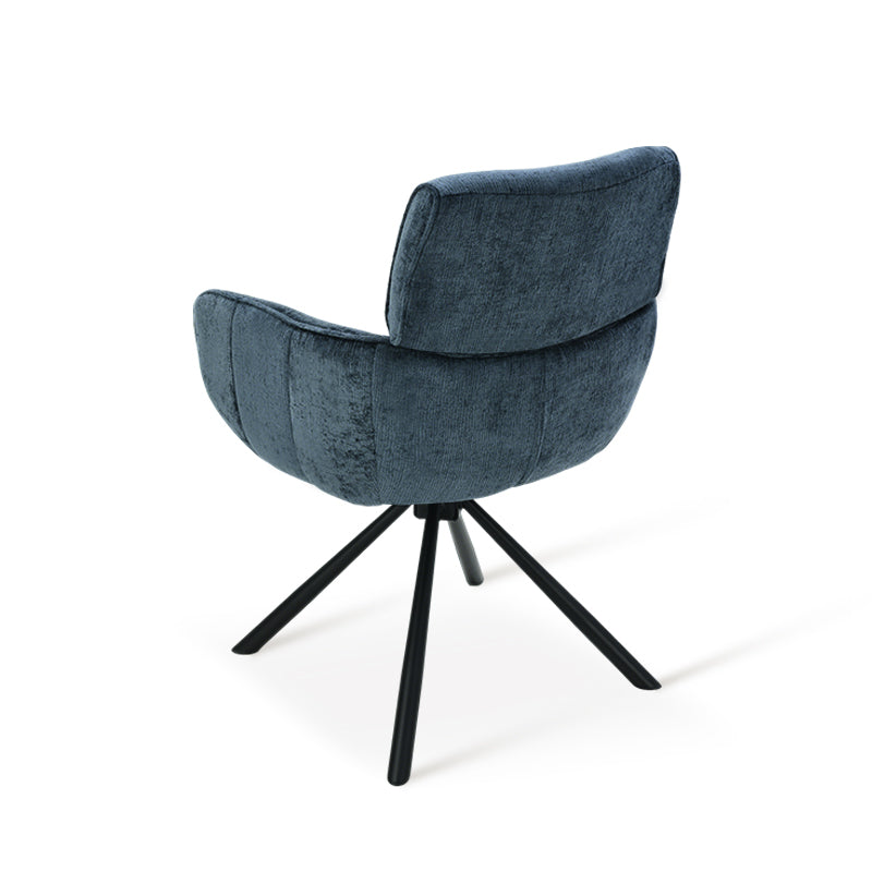 Elara 360° Draaibare Eetkamerstoel [Set van 2] [Chenille]