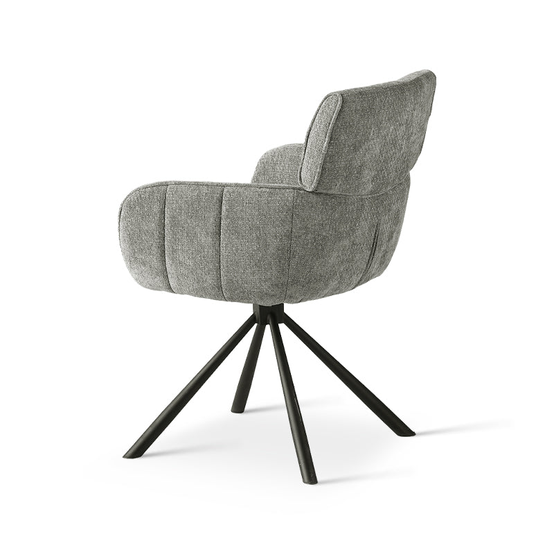 Elara 360° Draaibare Eetkamerstoel [Set van 2] [Chenille]