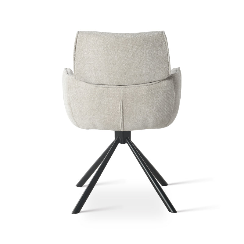 Elara 360° Draaibare Eetkamerstoel [Set van 2] [Chenille]