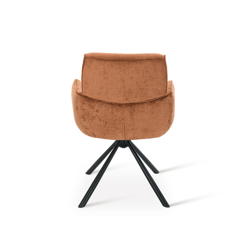 Elara 360° Draaibare Eetkamerstoel [Set van 2] [Chenille]