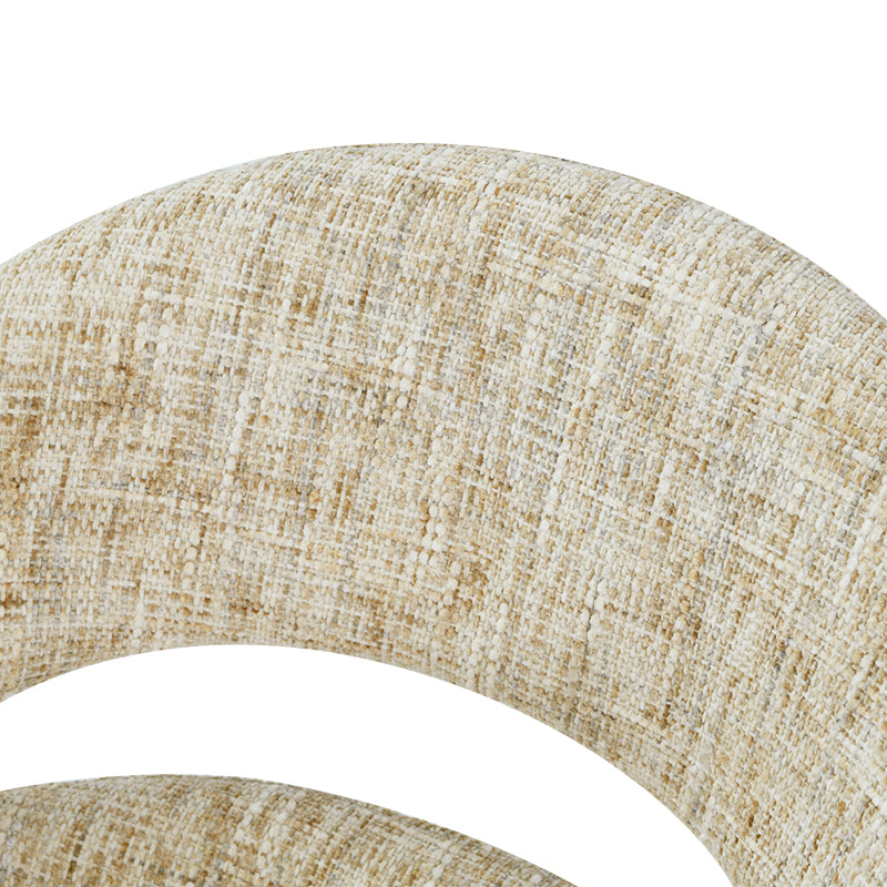 Briar 180° Automatische Terugkeer Eetkamerstoel [Set van 1] [Linnen Stof]