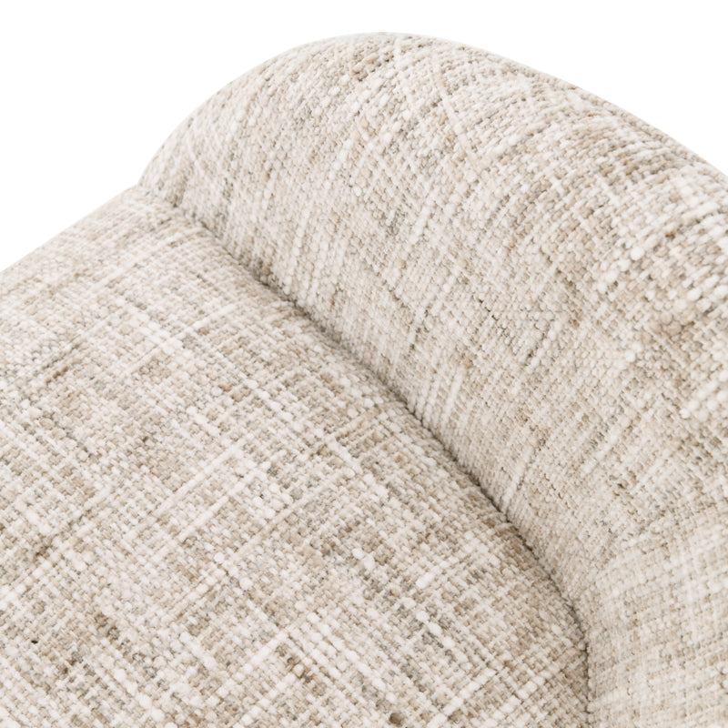 Niamh 360° Draaibare Eetkamerstoel [Set van 1] [Linnen Stof]