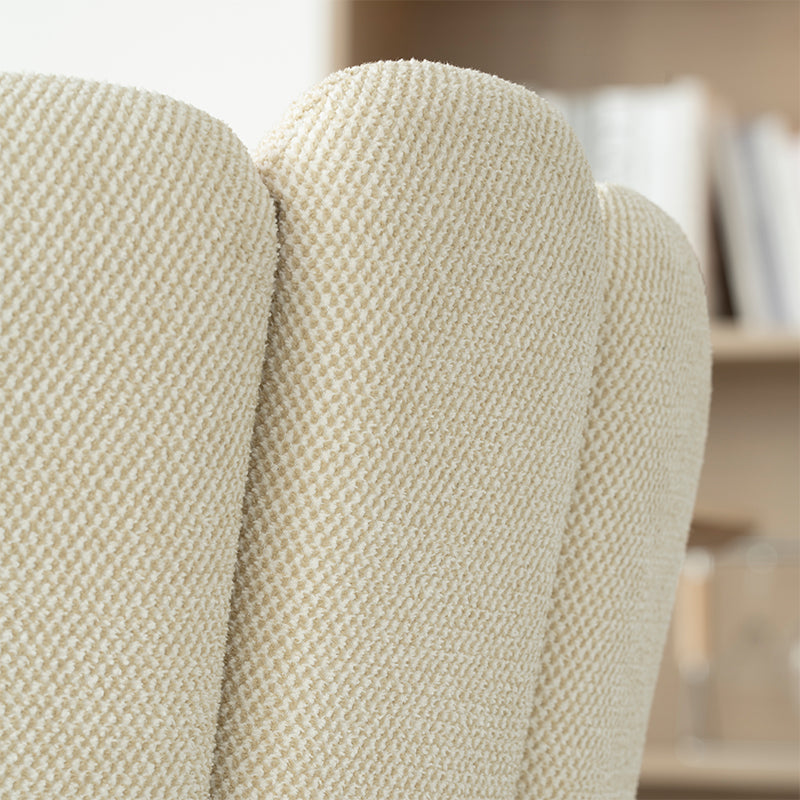 Isabeau Ronde Eettafel en 4 Grove Eetkamerstoelen [Eetkamerset]