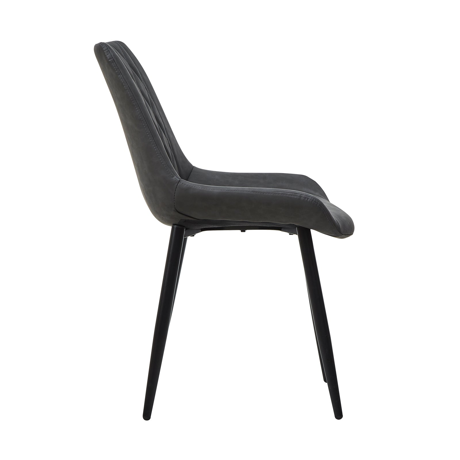 Jarvis Diamond Eetkamerstoel [Set van 2] [Kunstleer]