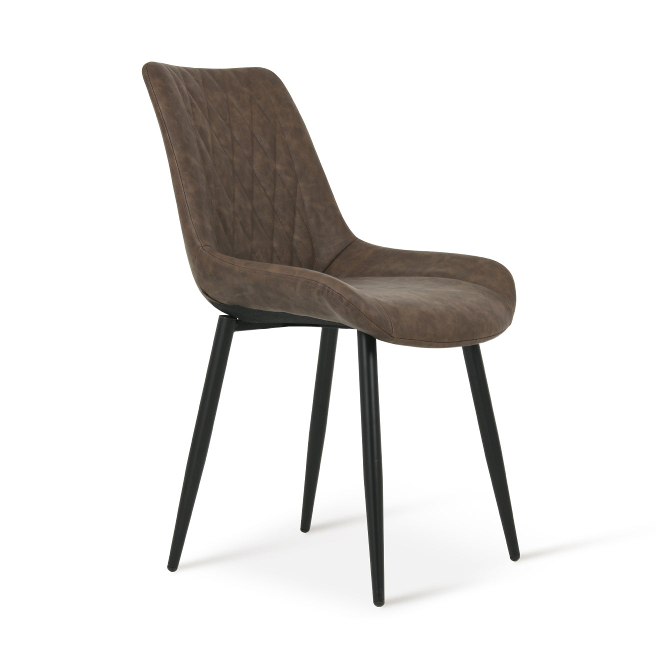 Jarvis Diamond Eetkamerstoel [Set van 2] [Kunstleer]