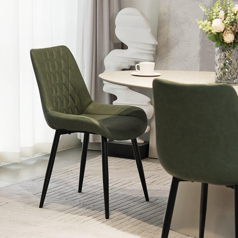 Kunstlederstuhl， Ofcasa Esszimmerstuhl，Ofcasa Kunstlederstuhl，Klassischer Lederspeisestuhl， Esszimmerstuhl grün，Esszimmerstuhl braun，Wohnaccessoires，Möbel，Küchenmöbel