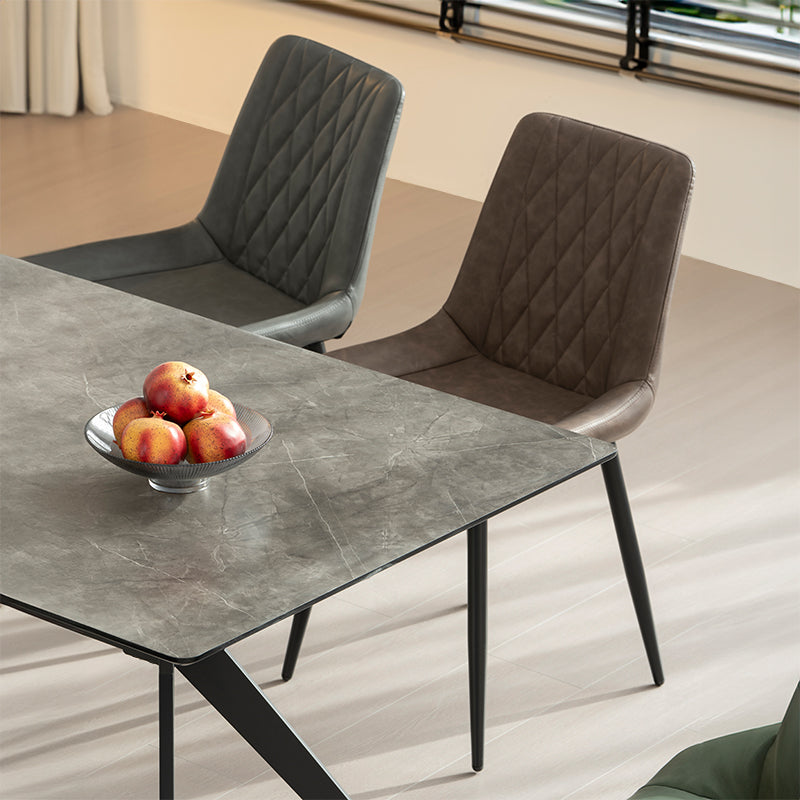 Kunstlederstuhl， Ofcasa Esszimmerstuhl，Ofcasa Kunstlederstuhl，Klassischer Lederspeisestuhl， Esszimmerstuhl grün，Esszimmerstuhl braun，Wohnaccessoires，Möbel，Küchenmöbel