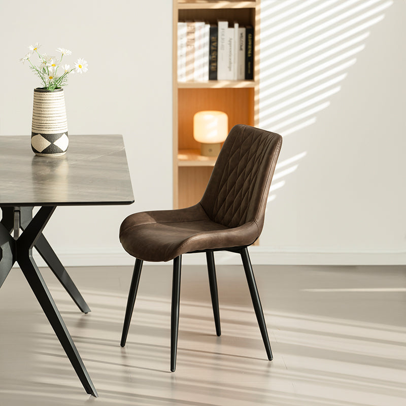 Kunstlederstuhl， Ofcasa Esszimmerstuhl，Ofcasa Kunstlederstuhl，Klassischer Lederspeisestuhl， Esszimmerstuhl grün，Esszimmerstuhl braun，Wohnaccessoires，Möbel，Küchenmöbel