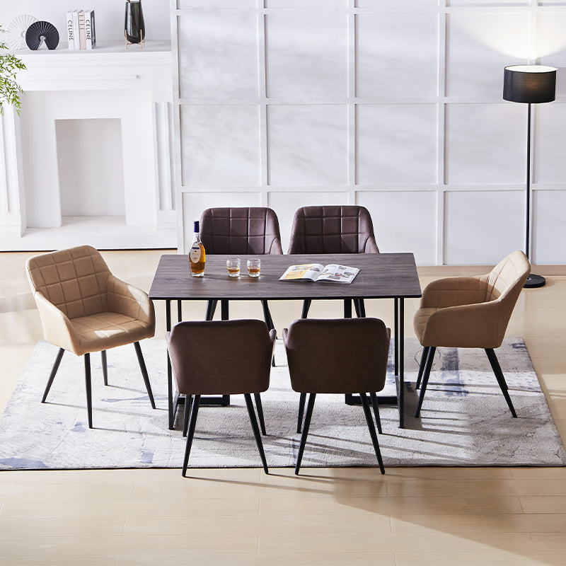 Frazer Eetkamerstoel [Set van 2] [Kunstleer]