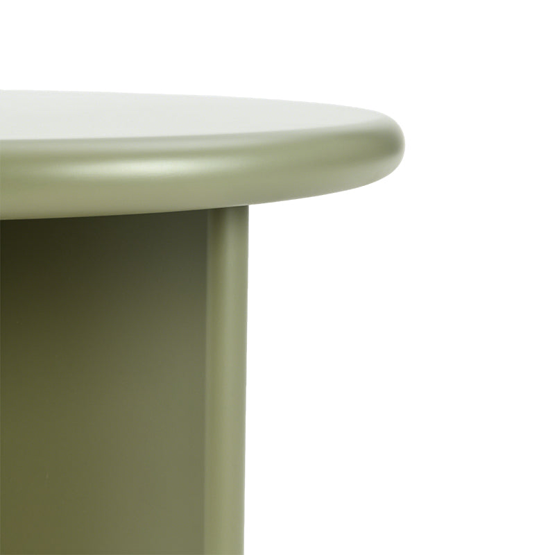 Aine Chelsea Matte Ronde Salontafelset [Groen en Beige]