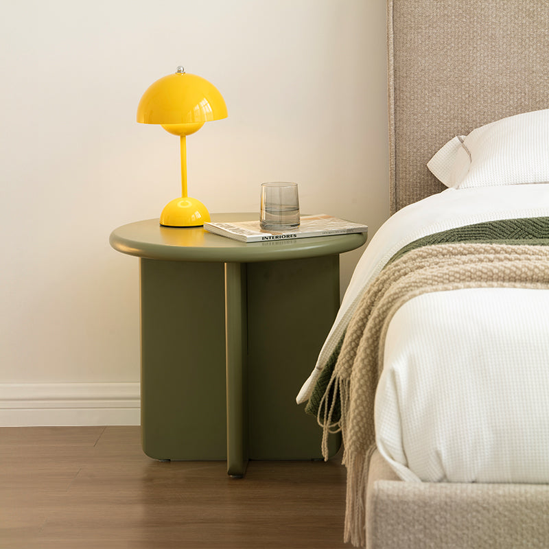 Aine Chelsea Matte Ronde Salontafelset [Groen en Beige]