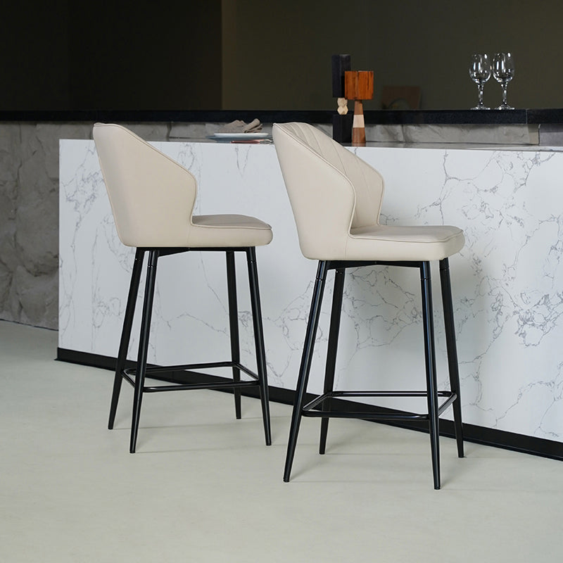 Aleena Barkruk [Set van 2] [Kunstleer] [65 cm]