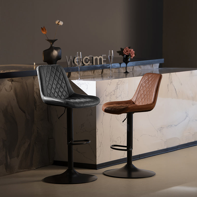 Barhocker Jarvis AH Diamond [2er Set] [Kunstleder] [62cm-82cm] Ofcasafurniture DE