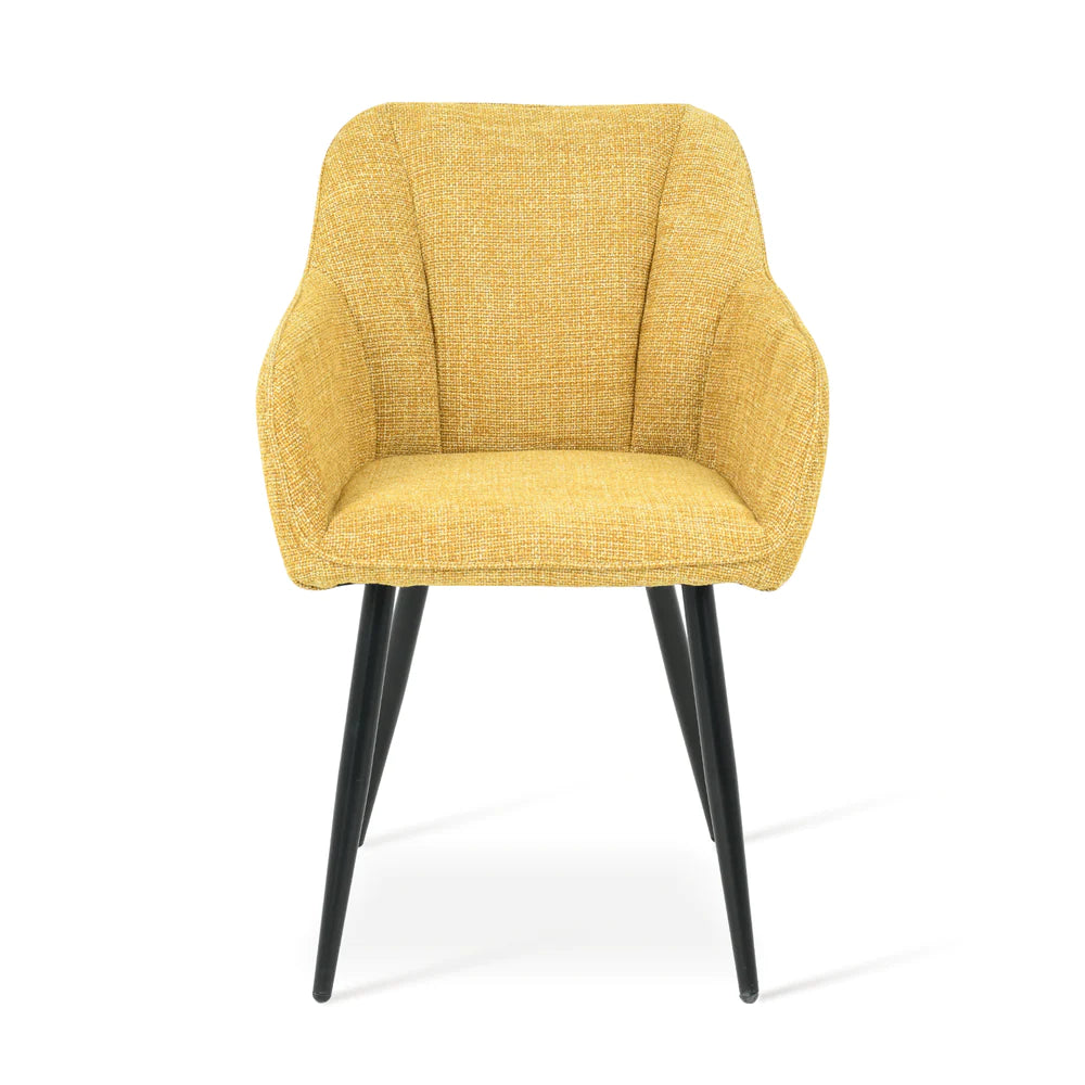 Sienna Garden Eetkamerstoel [Set van 2] [Linnen Stof]