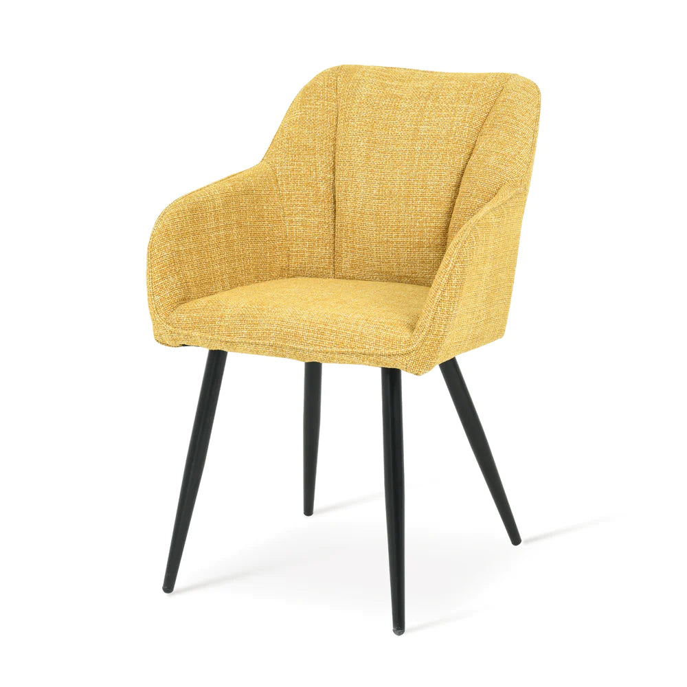 Sienna Garden Eetkamerstoel [Set van 2] [Linnen Stof]