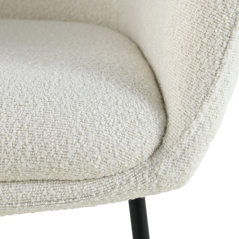 Neve Eetkamerstoel [Set van 2] [Bouclette Stof]