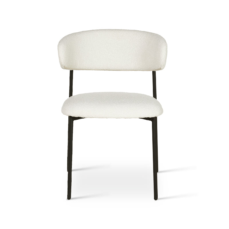 Zahra Eetkamerstoel [Set van 2] [Boucle Stof] [⌀ 1,9 cm]