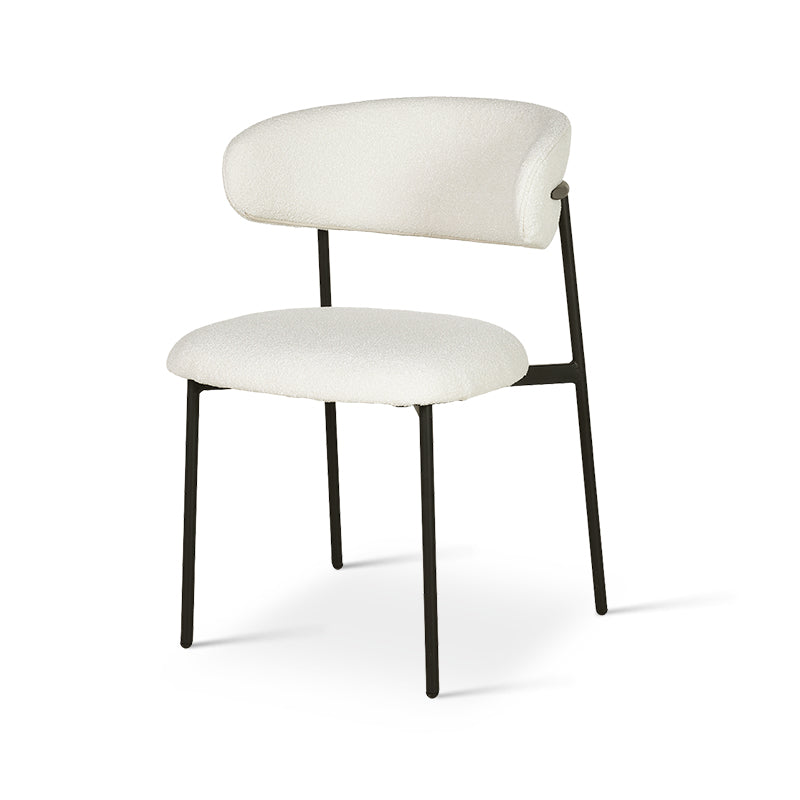 Zahra Eetkamerstoel [Set van 2] [Boucle Stof] [⌀ 1,9 cm]