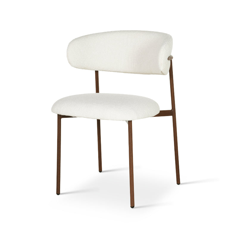 Zahra Eetkamerstoel [Set van 2] [Boucle Stof] [⌀ 1,9 cm]