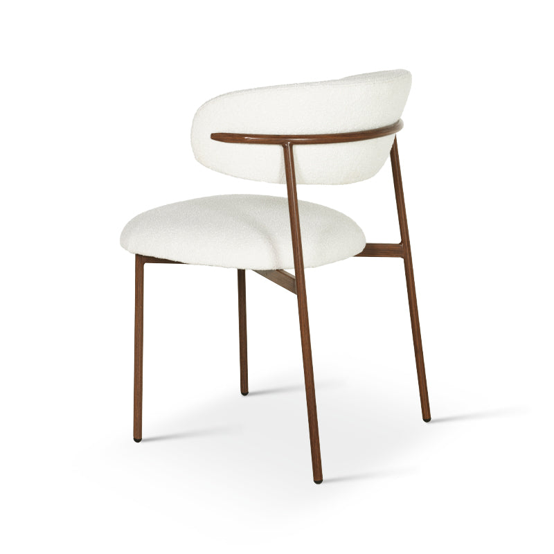 Zahra Eetkamerstoel [Set van 2] [Boucle Stof] [⌀ 1,9 cm]