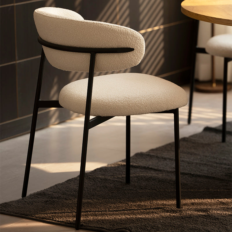 Runder Esstisch Gemma und 4 Esszimmerstuhl Zahra [Esszimmerset] Ofcasafurniture DE