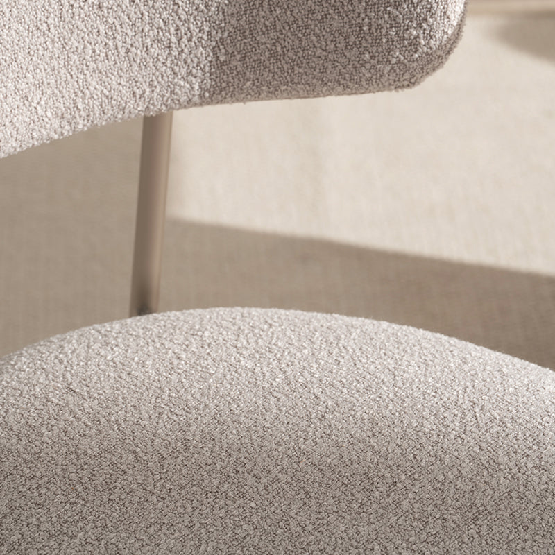 Ronde eettafel Elowen en 4 eetkamerstoelen Zahra [Eetset]