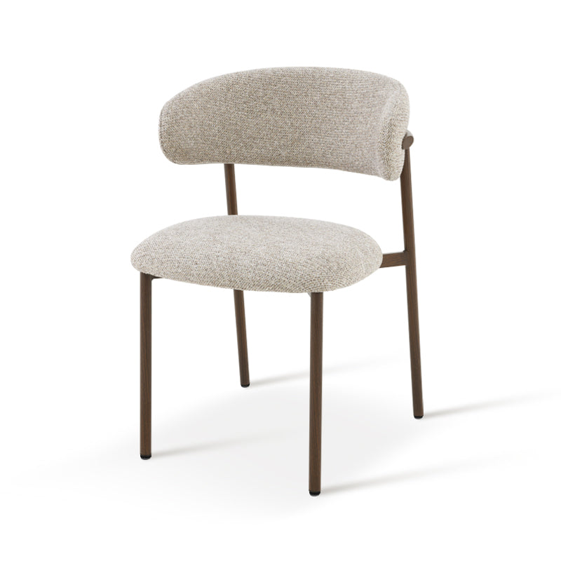 Zahra S Eetkamerstoel [Set van 2] [Linnen Stof] [⌀ 2,5 cm]