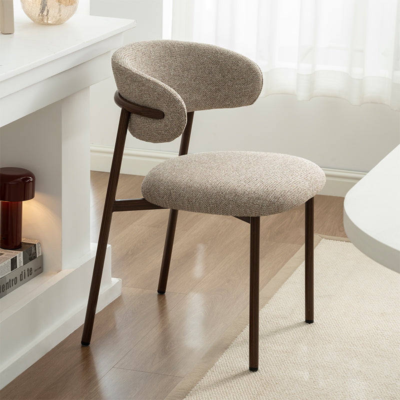 Zahra Eetkamerstoel [Set van 2] [Boucle Stof] [⌀ 1,9 cm]