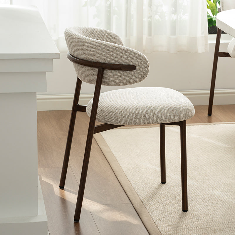 Zahra Eetkamerstoel [Set van 2] [Boucle Stof] [⌀ 1,9 cm]