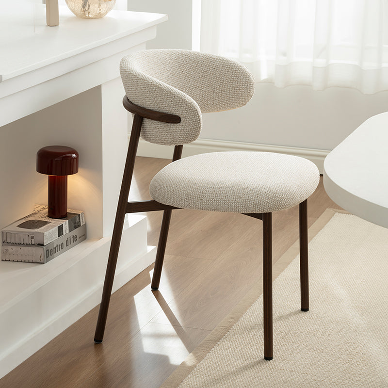 Zahra Eetkamerstoel [Set van 2] [Boucle Stof] [⌀ 1,9 cm]