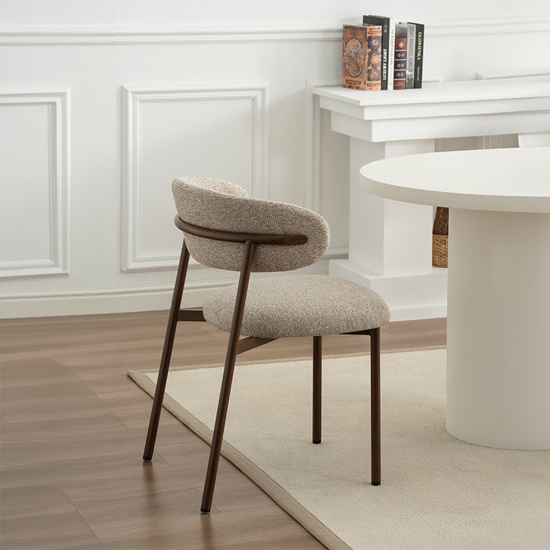 Zahra Eetkamerstoel [Set van 2] [Boucle Stof] [⌀ 1,9 cm]