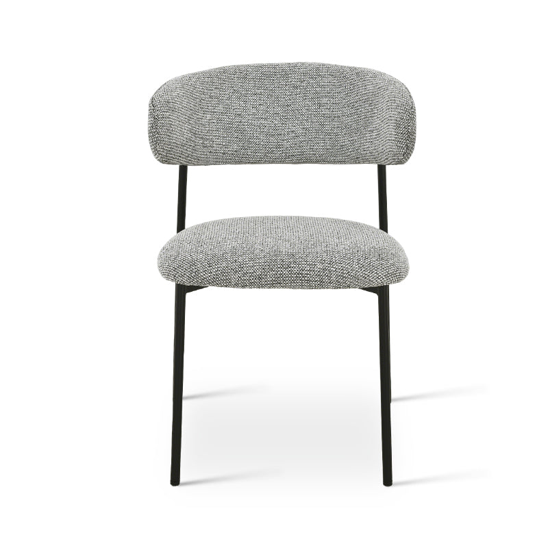 Zahra Eetkamerstoel [Set van 2] [Boucle Stof][Linnen look stof] [⌀ 1,9 cm]