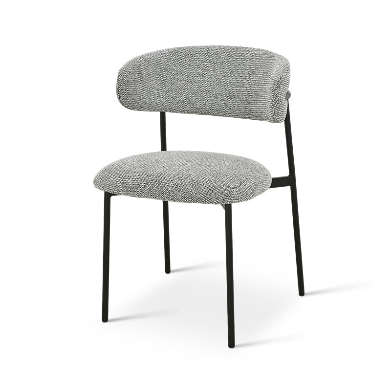 Zahra Eetkamerstoel [Set van 2] [Boucle Stof][Linnen look stof] [⌀ 1,9 cm]