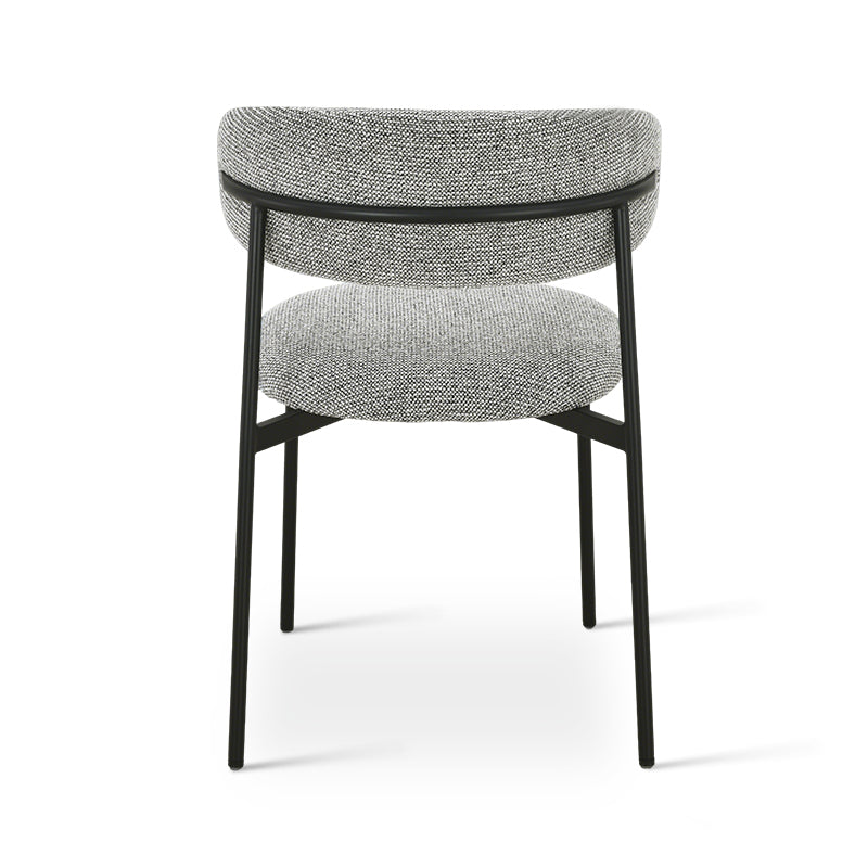 Zahra Eetkamerstoel [Set van 2] [Boucle Stof][Linnen look stof] [⌀ 1,9 cm]