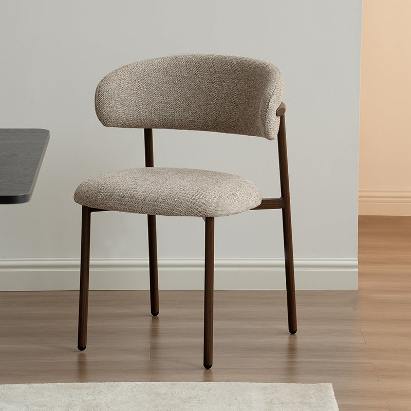 Zahra S Eetkamerstoel [Set van 2] [Linnen Stof] [⌀ 2,5 cm]