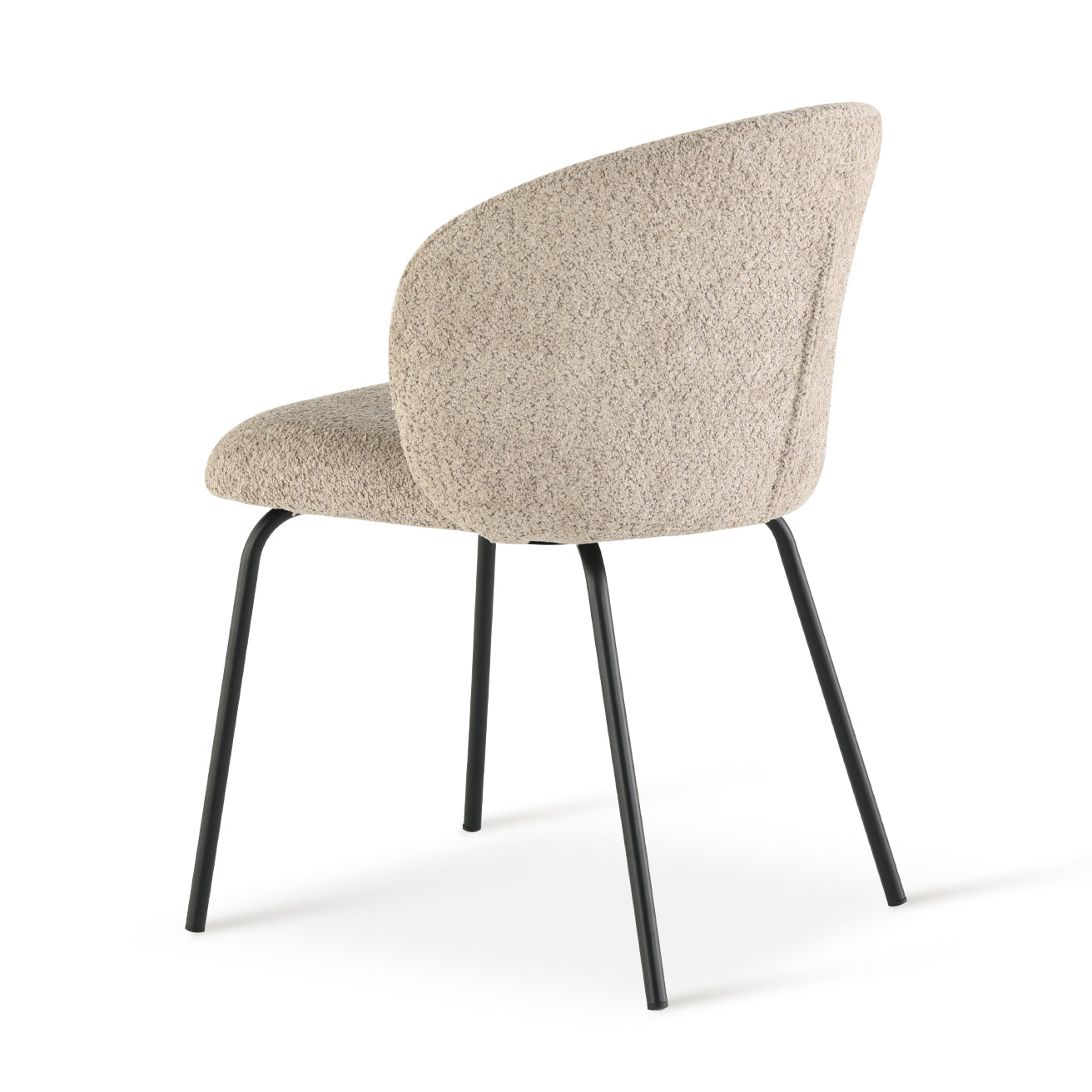 Yasin Eetkamerstoel [Set van 2] [Boucle Stof]