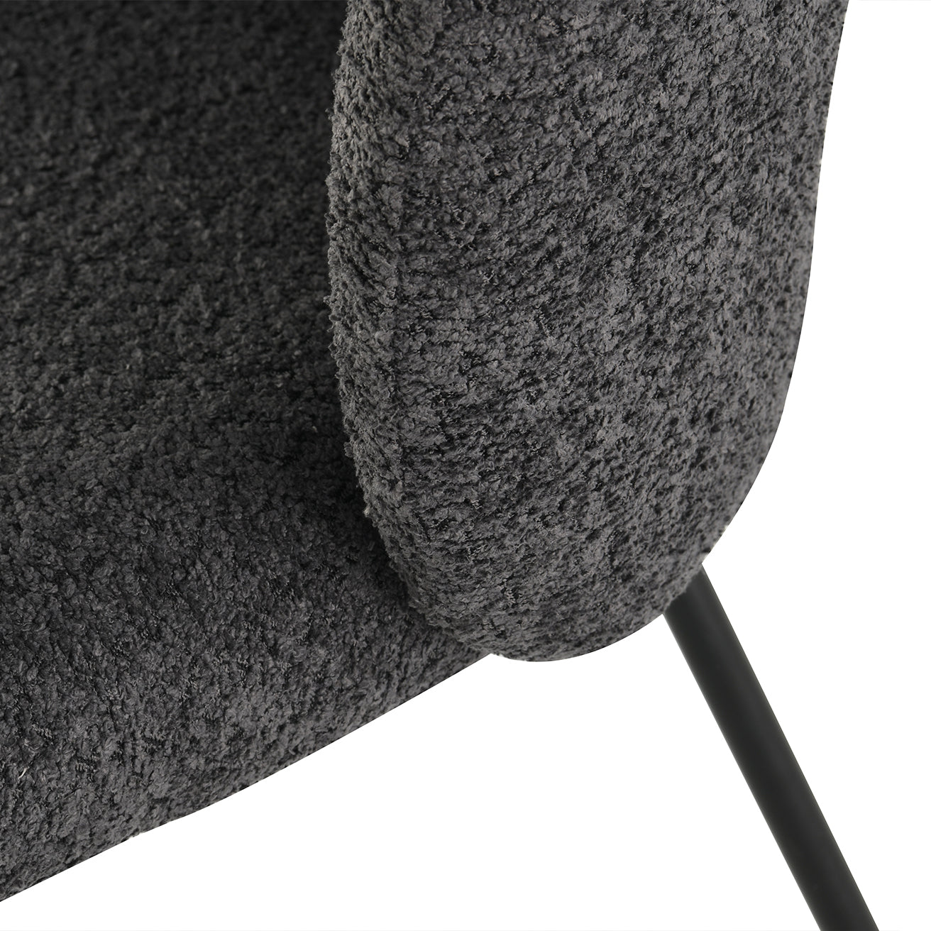 Yasin Eetkamerstoel [Set van 2] [Boucle Stof]