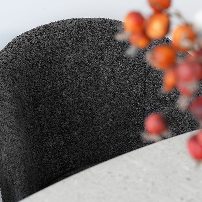 Yasin Eetkamerstoel [Set van 2] [Boucle Stof]