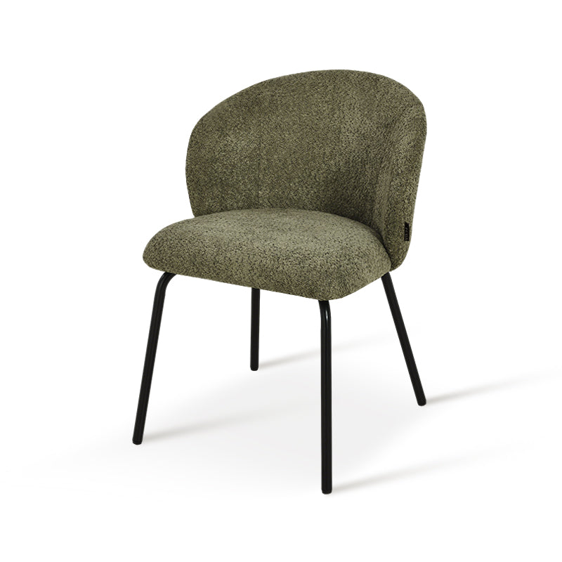 Yasin Eetkamerstoel [Set van 2] [Boucle Stof]