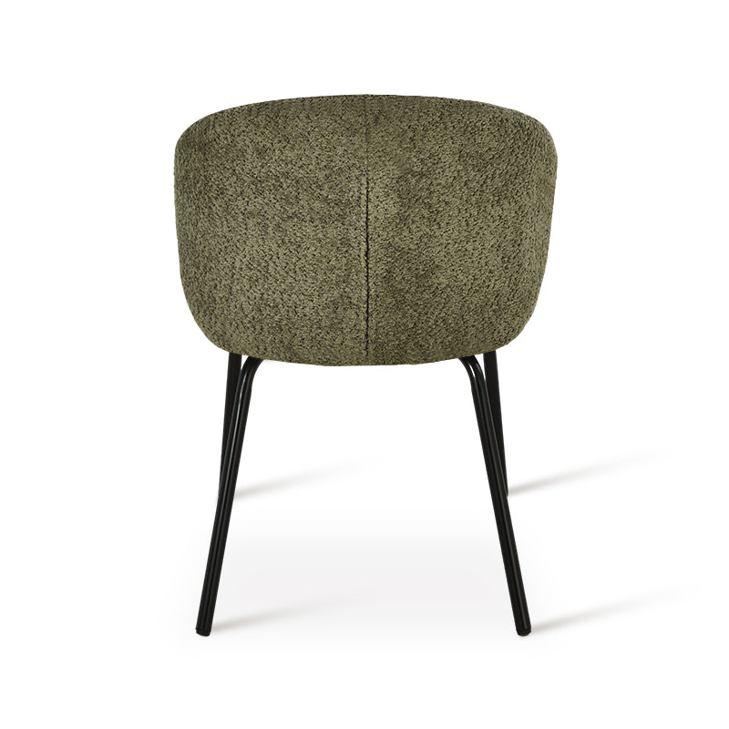 Yasin Eetkamerstoel [Set van 2] [Boucle Stof]