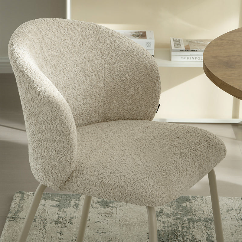 Esszimmerstuhl Yasin [2er Set] [Boucle] Ofcasafurniture DE