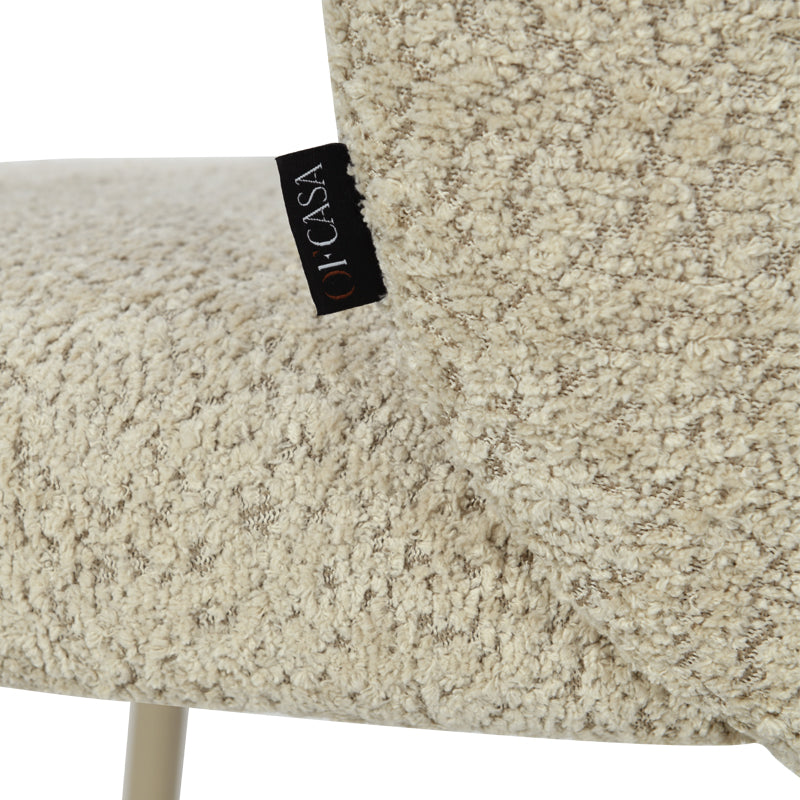 Esszimmerstuhl Yasin [2er Set] [Boucle] Ofcasafurniture DE