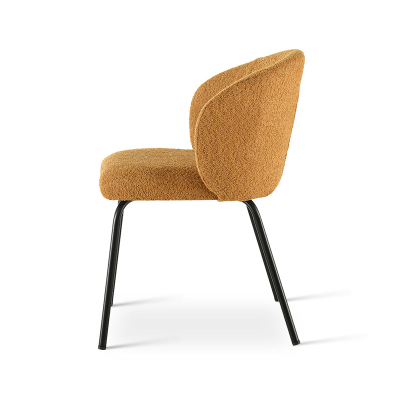 Yasin Eetkamerstoel [Set van 2] [Boucle Stof]