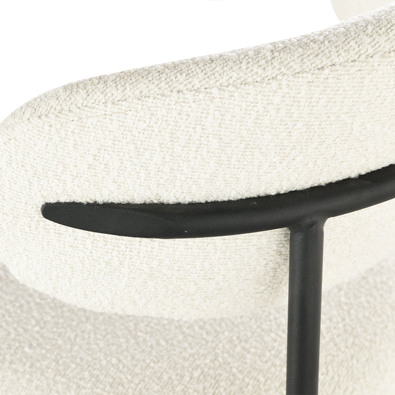 Zahra Barkruk [Set van 2] [Bouclette Stof] [65 cm]