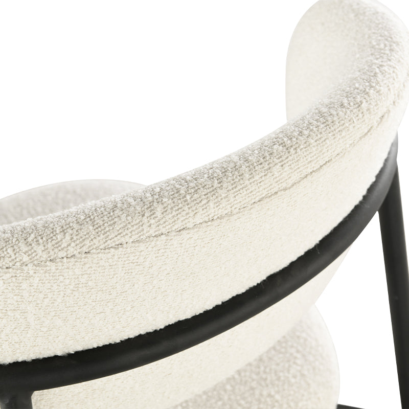 Zahra Barkruk [Set van 2] [Bouclette Stof] [65 cm]