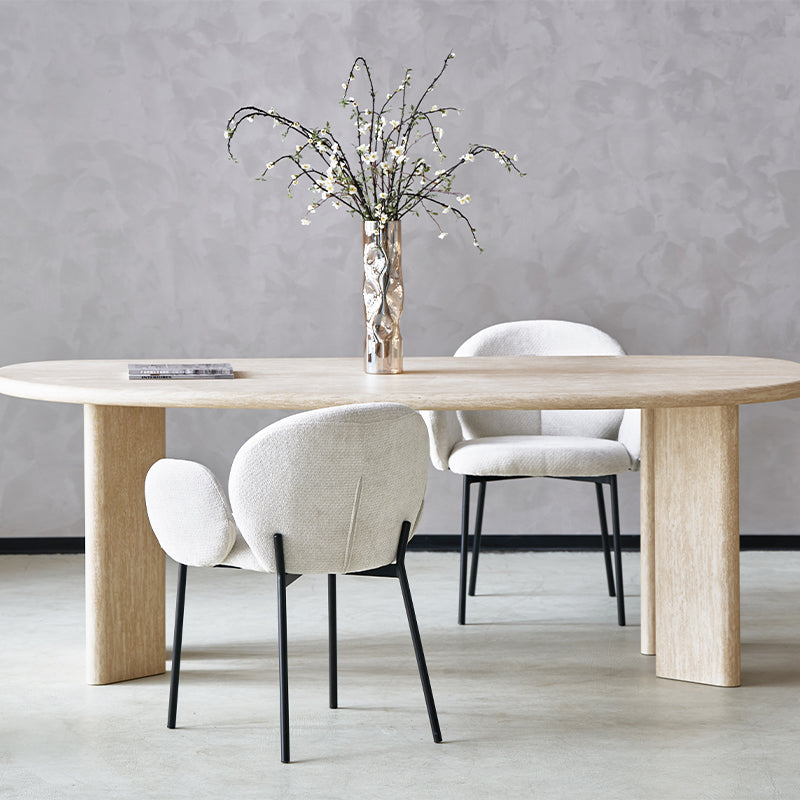 Harlow Eetkamerstoel [Set van 2] [Chenille]